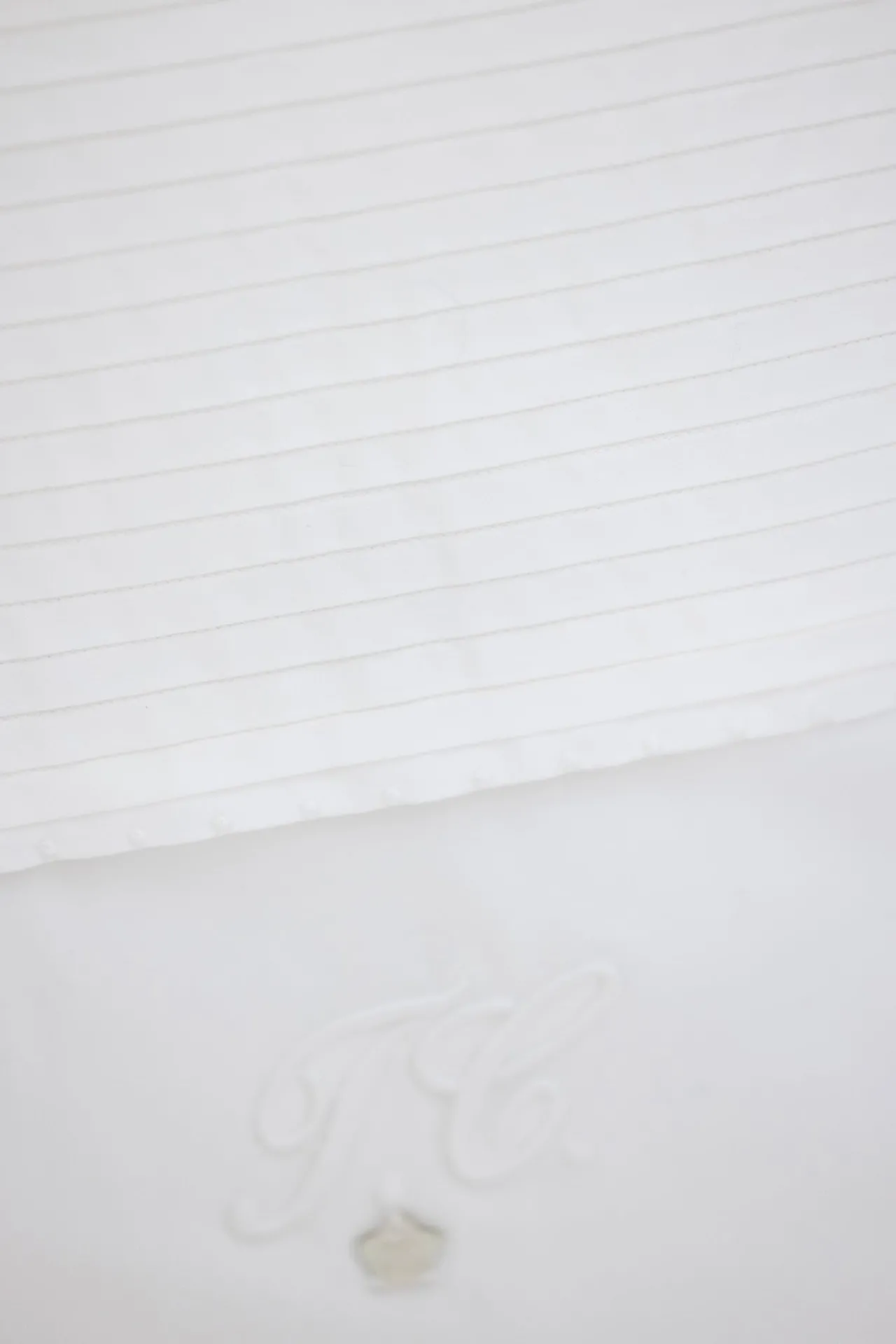 Tartine et Chocolat Tour de lit Monogramme blanc| Monogramme|Gigoteuses - Linges De Lit
