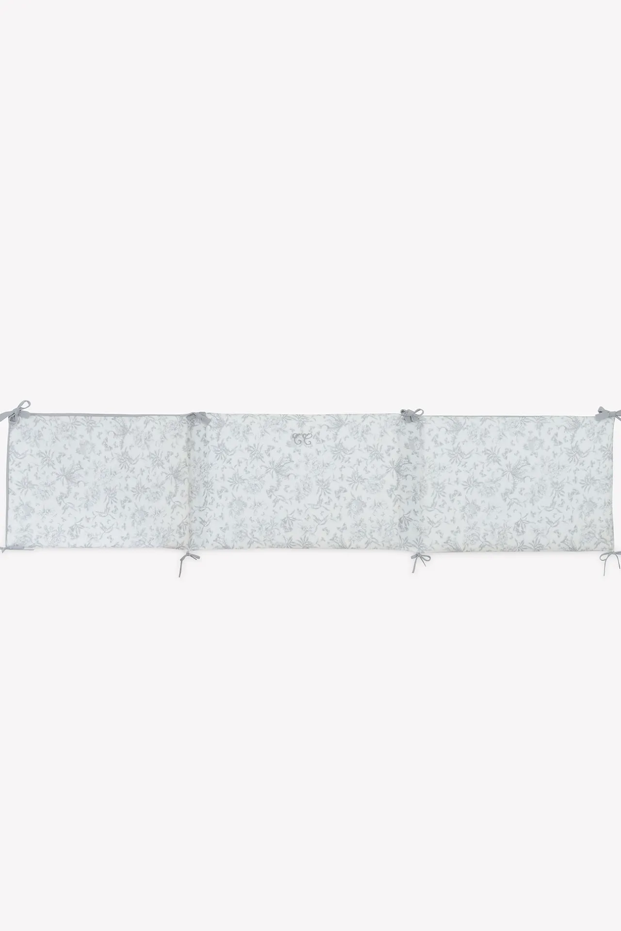 Tartine et Chocolat Tour de lit Imprimé inspiration toile de jouy gris| Toile De Jouy Gris|Gigoteuses - Linges De Lit