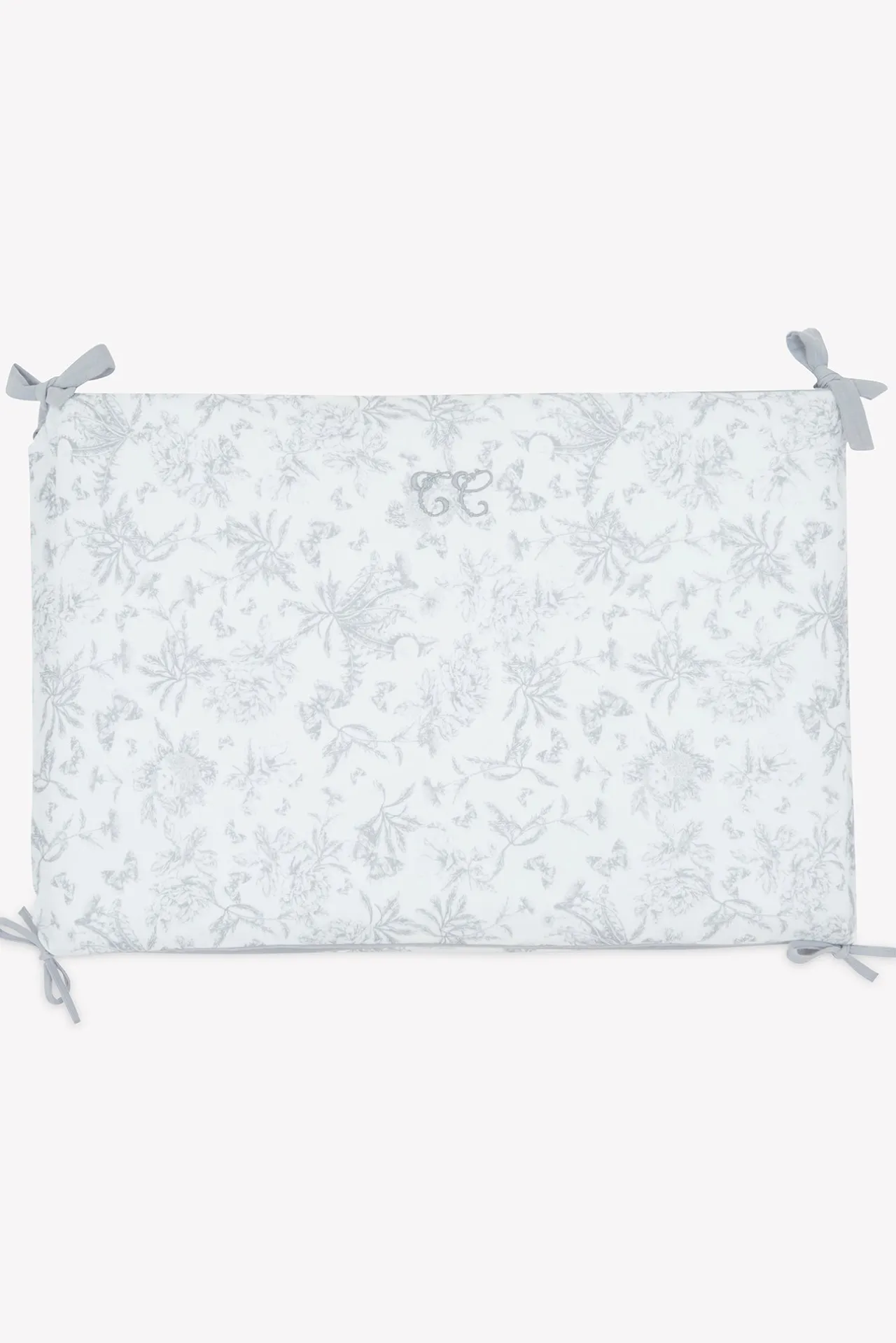 Tartine et Chocolat Tour de lit Imprimé inspiration toile de jouy gris| Toile De Jouy Gris|Gigoteuses - Linges De Lit