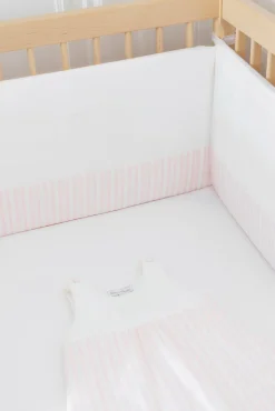 Tartine et Chocolat Tour de lit Garda rose pâle| Garda Rose|Gigoteuses - Linges De Lit