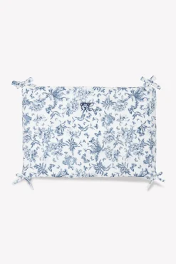 Tartine et Chocolat Tour de lit Imprimé inspiration toile de jouy bleu| Toile De Jouy Bleu|Gigoteuses - Linges De Lit