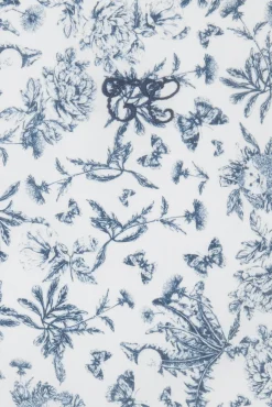 Tartine et Chocolat Tour de lit Imprimé inspiration toile de jouy bleu| Toile De Jouy Bleu|Gigoteuses - Linges De Lit