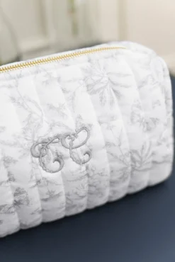 Tartine et Chocolat Trousse de toilette Imprimé inspiration toile de jouy gris| Toile De Jouy Gris|Linges - Accessoires De Bain