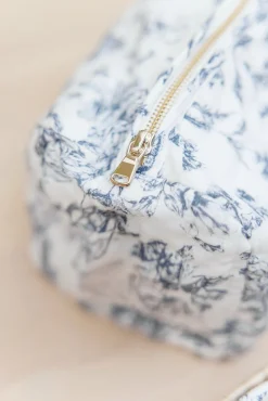 Tartine et Chocolat Trousse de toilette Imprimé inspiration toile de jouy bleu| Toile De Jouy Bleu|Linges - Accessoires De Bain