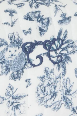 Tartine et Chocolat Trousse de toilette Imprimé inspiration toile de jouy bleu| Toile De Jouy Bleu|Linges - Accessoires De Bain