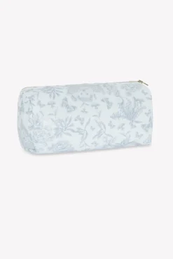 Tartine et Chocolat Trousse de toilette toile enduite Imprimé inspiration Toile de Jouy gris| Toile De Jouy Gris|Linges - Accessoires De Bain