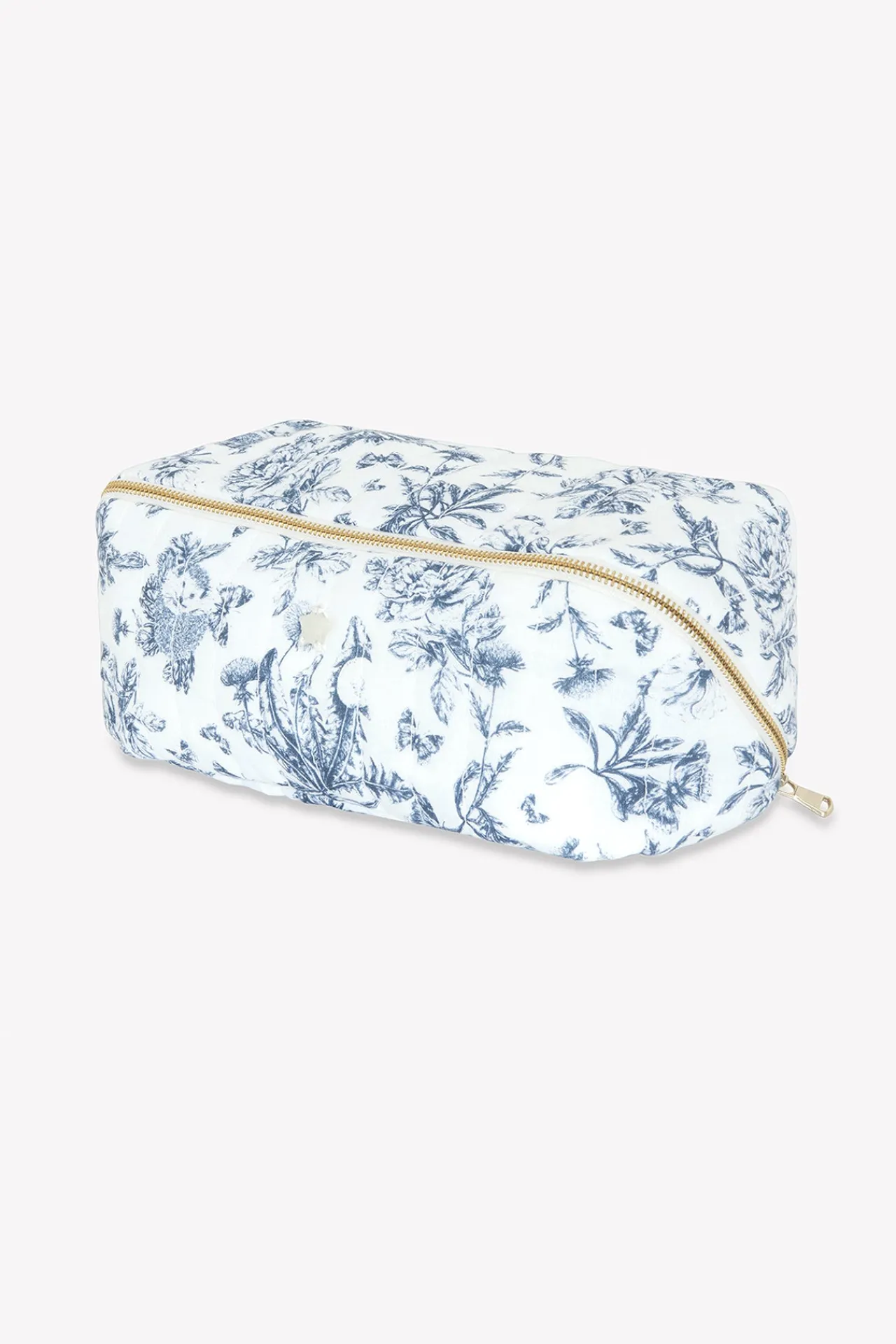 Tartine et Chocolat Trousse zippée Imprimé inspiration Toile de Jouy bleu| Toile De Jouy Bleu|Linges - Accessoires De Bain