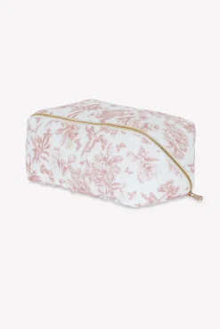 Tartine et Chocolat Trousse zippée Imprimé inspiration Toile de Jouy rose| Toile De Jouy Rose|Linges - Accessoires De Bain