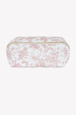 Tartine et Chocolat Trousse zippée Imprimé inspiration Toile de Jouy rose| Toile De Jouy Rose|Linges - Accessoires De Bain