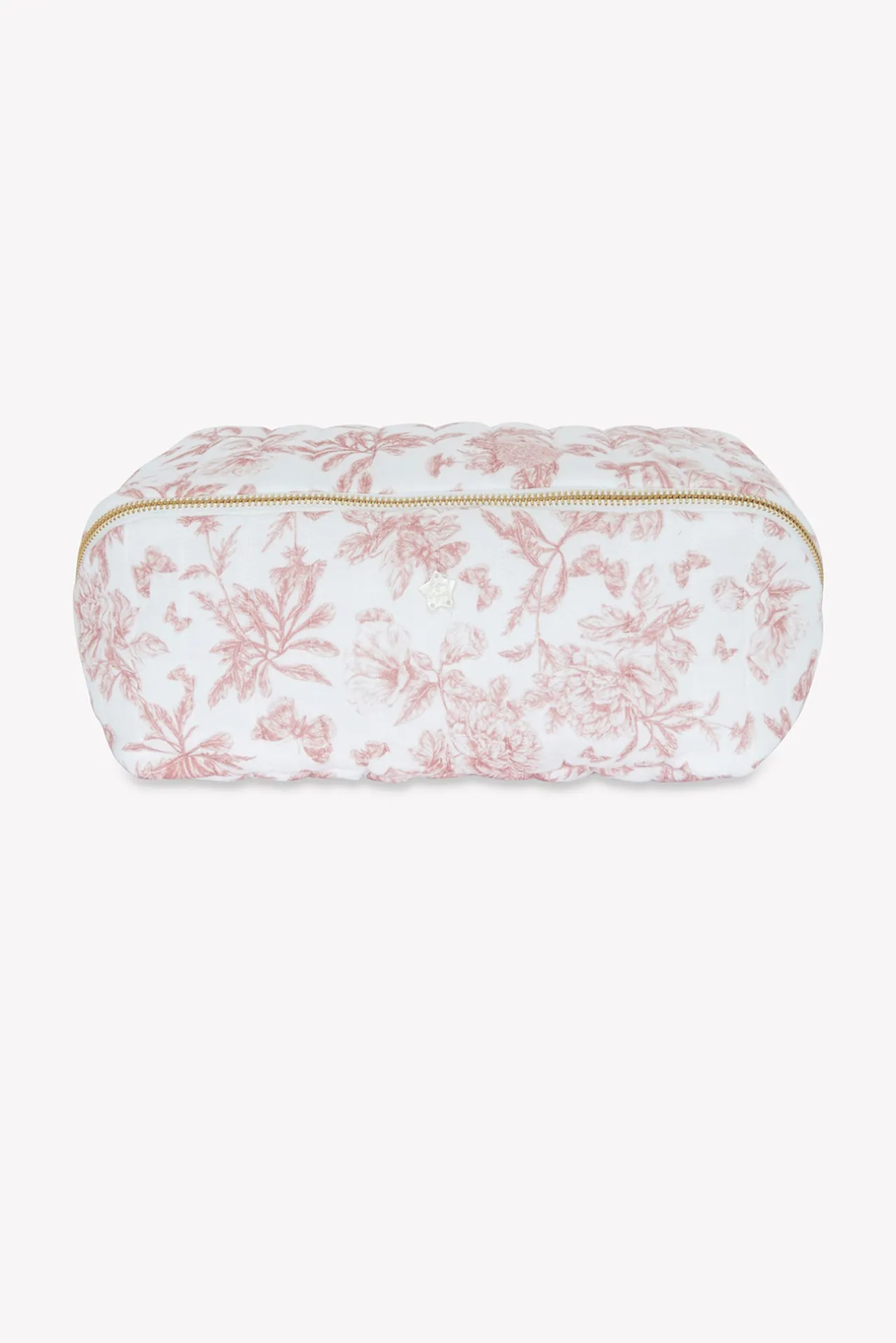 Tartine et Chocolat Trousse zippée Imprimé inspiration Toile de Jouy rose| Toile De Jouy Rose|Linges - Accessoires De Bain