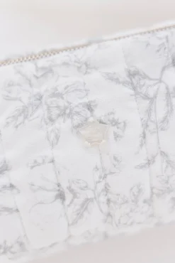 Tartine et Chocolat Trousse zippée Imprimé inspiration Toile de Jouy gris| Linges - Accessoires De Bain|Toile De Jouy Gris