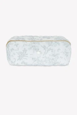 Tartine et Chocolat Trousse zippée Imprimé inspiration Toile de Jouy gris| Linges - Accessoires De Bain|Toile De Jouy Gris