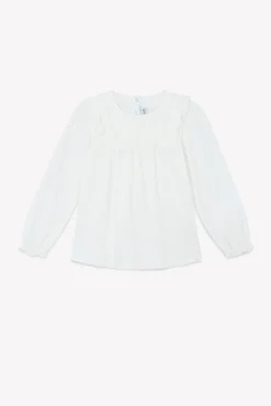 Tartine et Chocolat T-shirt Ecru volanté|Enfant T-Shirts - Blouses