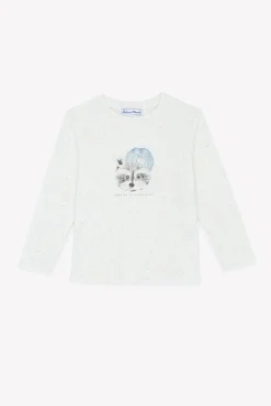 Tartine et Chocolat T-shirt Ecru illustration raton laveur|Enfant T-Shirts - Polos