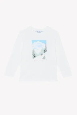 Tartine et Chocolat T-shirt Ecru illustration douceur alpine|Enfant T-Shirts - Polos