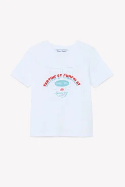 Tartine et Chocolat T-shirt Blanc illustration summer|Enfant T-Shirts - Polos