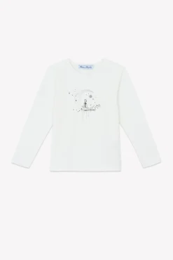 Tartine et Chocolat T-shirt Ecru illustration rêves étoilés|Enfant T-Shirts - Blouses