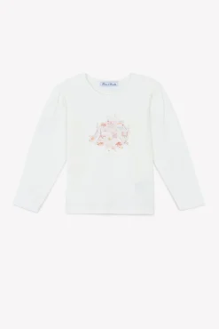 Tartine et Chocolat T-shirt Ecru illustration paris|Enfant T-Shirts - Blouses