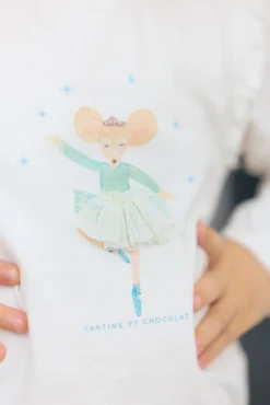 Tartine et Chocolat T-shirt Ecru illustration jardin d'hiver| T-Shirts - Blouses