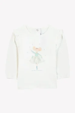 Tartine et Chocolat T-shirt Ecru illustration jardin d'hiver| T-Shirts - Blouses