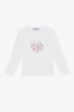 Tartine et Chocolat T-shirt Magenta illustration amour floral|Enfant T-Shirts - Blouses