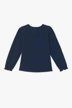 Tartine et Chocolat T-shirt Marine volanté|Enfant T-Shirts - Blouses