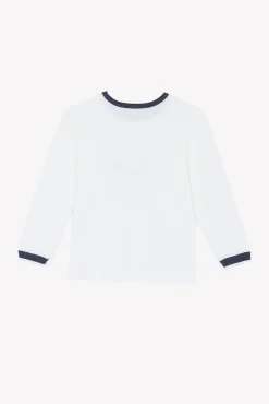 Tartine et Chocolat T-shirt Ecru écusson TC|Enfant T-Shirts - Polos