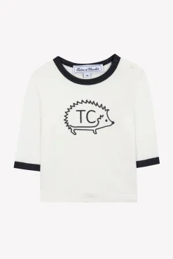 Tartine et Chocolat T-shirt Ecru hérisson| T-Shirts - Polos