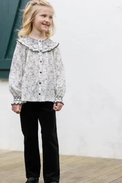 Tartine et Chocolat Tunique Ecru broderies|Enfant T-Shirts - Blouses