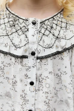 Tartine et Chocolat Tunique Ecru broderies|Enfant T-Shirts - Blouses