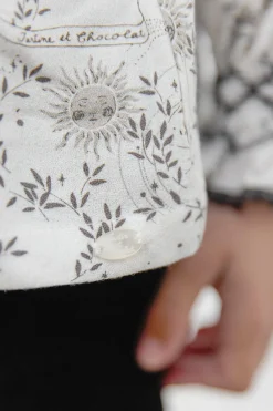 Tartine et Chocolat Tunique Ecru broderies|Enfant T-Shirts - Blouses