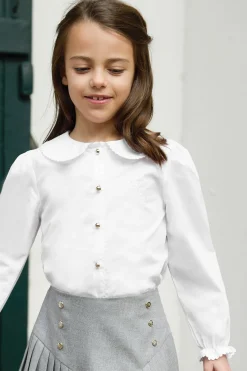 Tartine et Chocolat Tunique Blanche signature TC|Enfant T-Shirts - Blouses