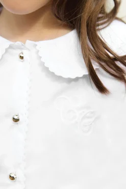 Tartine et Chocolat Tunique Blanche signature TC|Enfant T-Shirts - Blouses