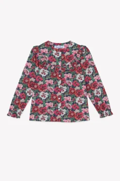 Tartine et Chocolat Tunique Magenta tissu liberty|Enfant T-Shirts - Blouses