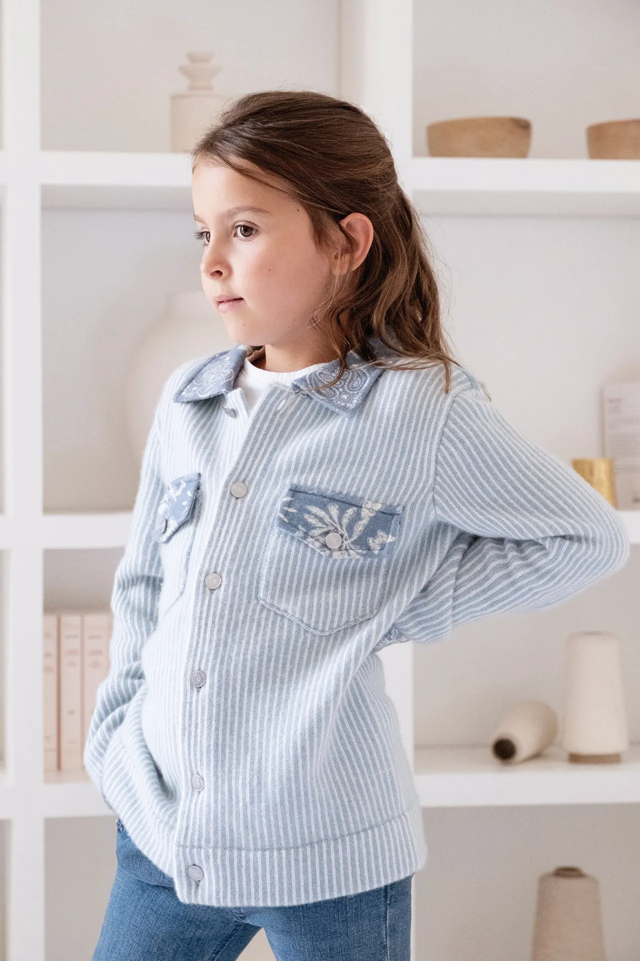 Tartine et Chocolat Veste Bleu Kujten x|Enfant Manteaux - Vestes