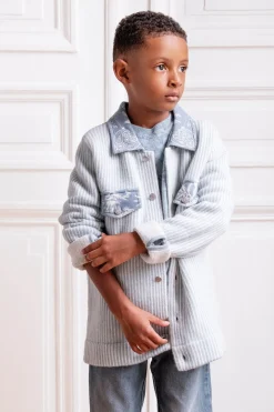 Tartine et Chocolat Veste Bleu Kujten x|Enfant Manteaux - Vestes