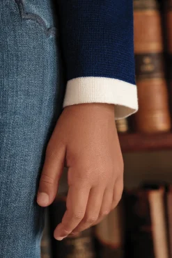 Tartine et Chocolat Veste Marine laine|Enfant Manteaux - Vestes|Cardigans - Pulls - Sweats