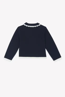 Tartine et Chocolat Veste Marine laine|Enfant Manteaux - Vestes|Cardigans - Pulls - Sweats