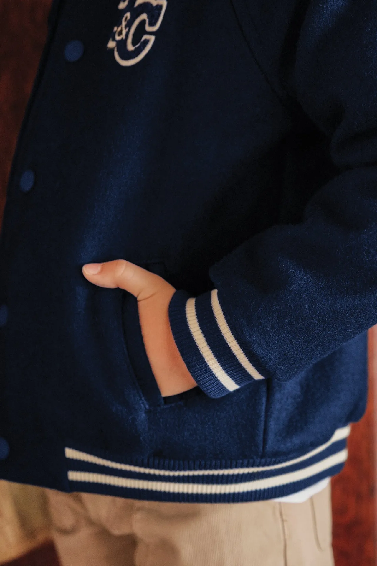 Tartine et Chocolat Veste teddy Marine|Enfant Manteaux - Vestes